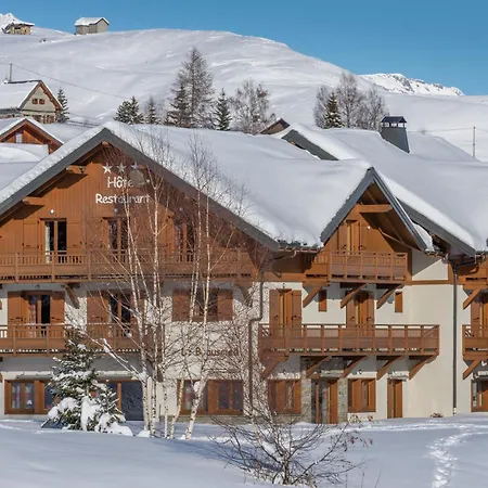 ホテル Chalet-hotel Le Beausoleil, The Originals Relais Fontcouverte-la-Toussuire